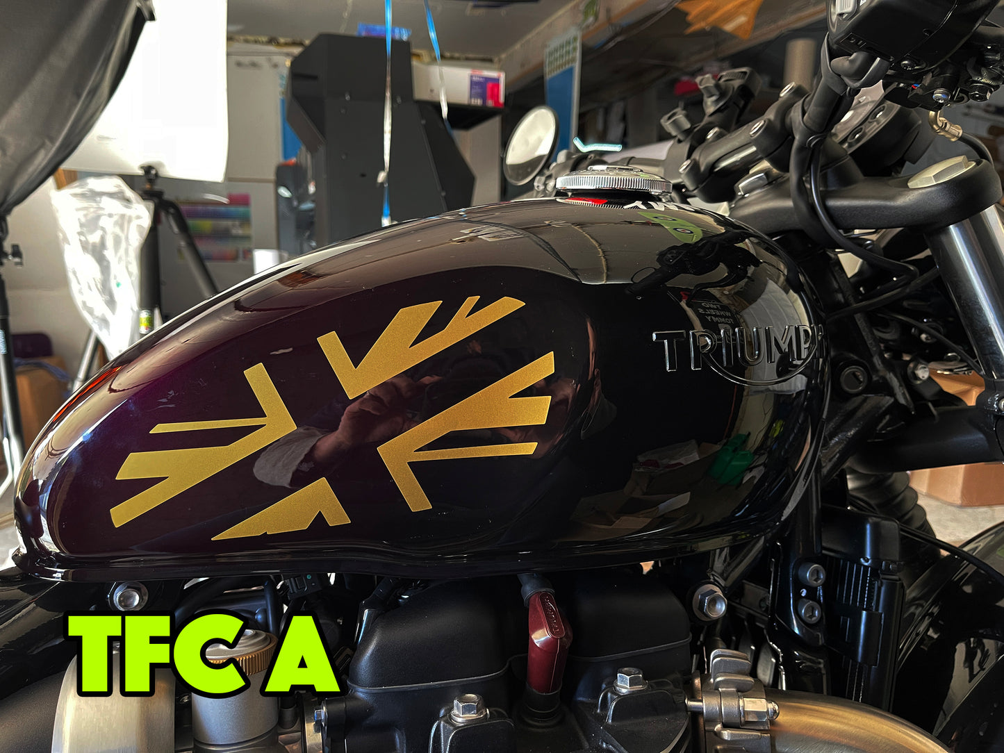 Union Jack Tank Stickers for Triumph Bobber and Speedmaster