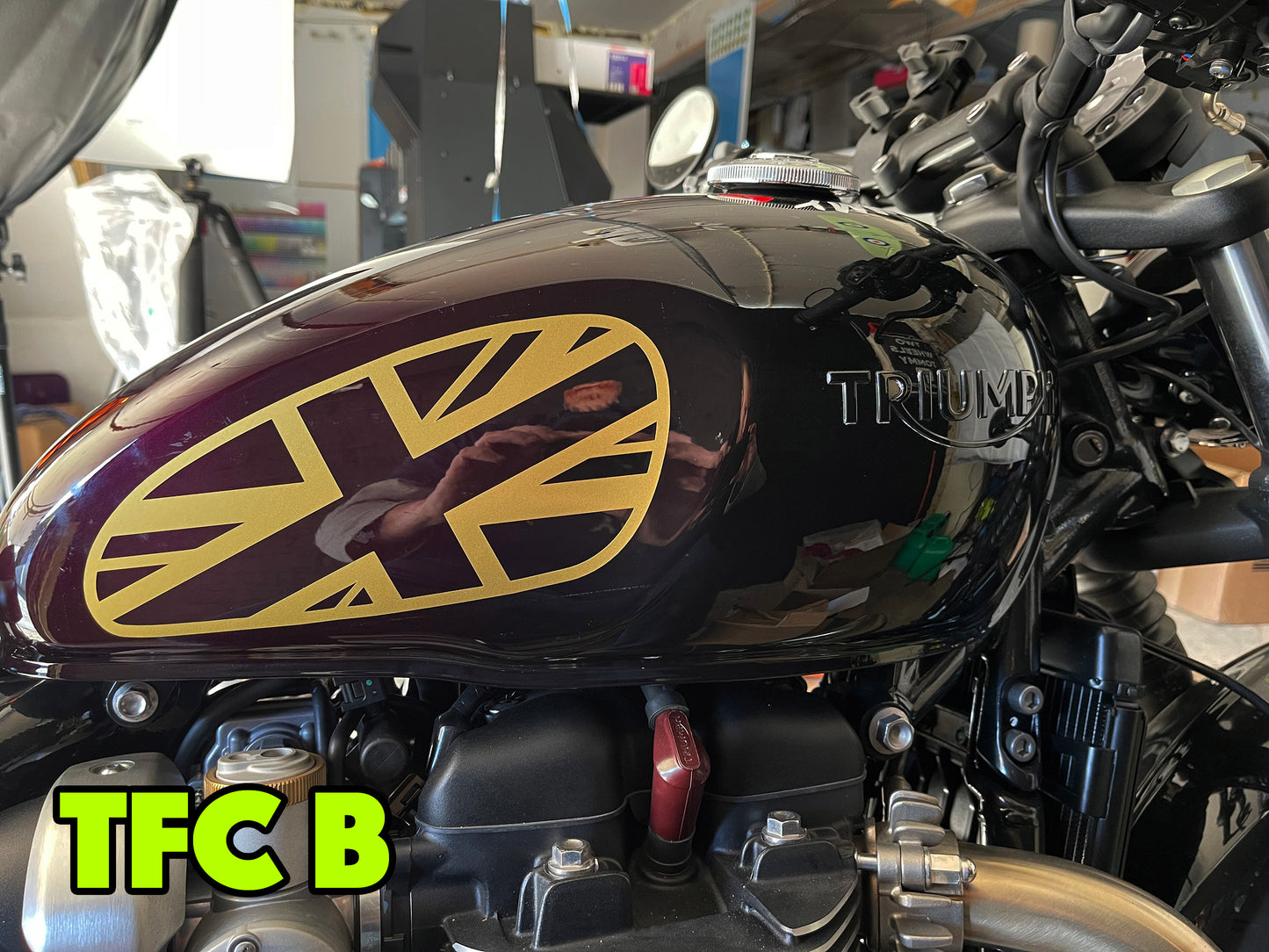 Union Jack Tank Stickers for Triumph Bobber and Speedmaster