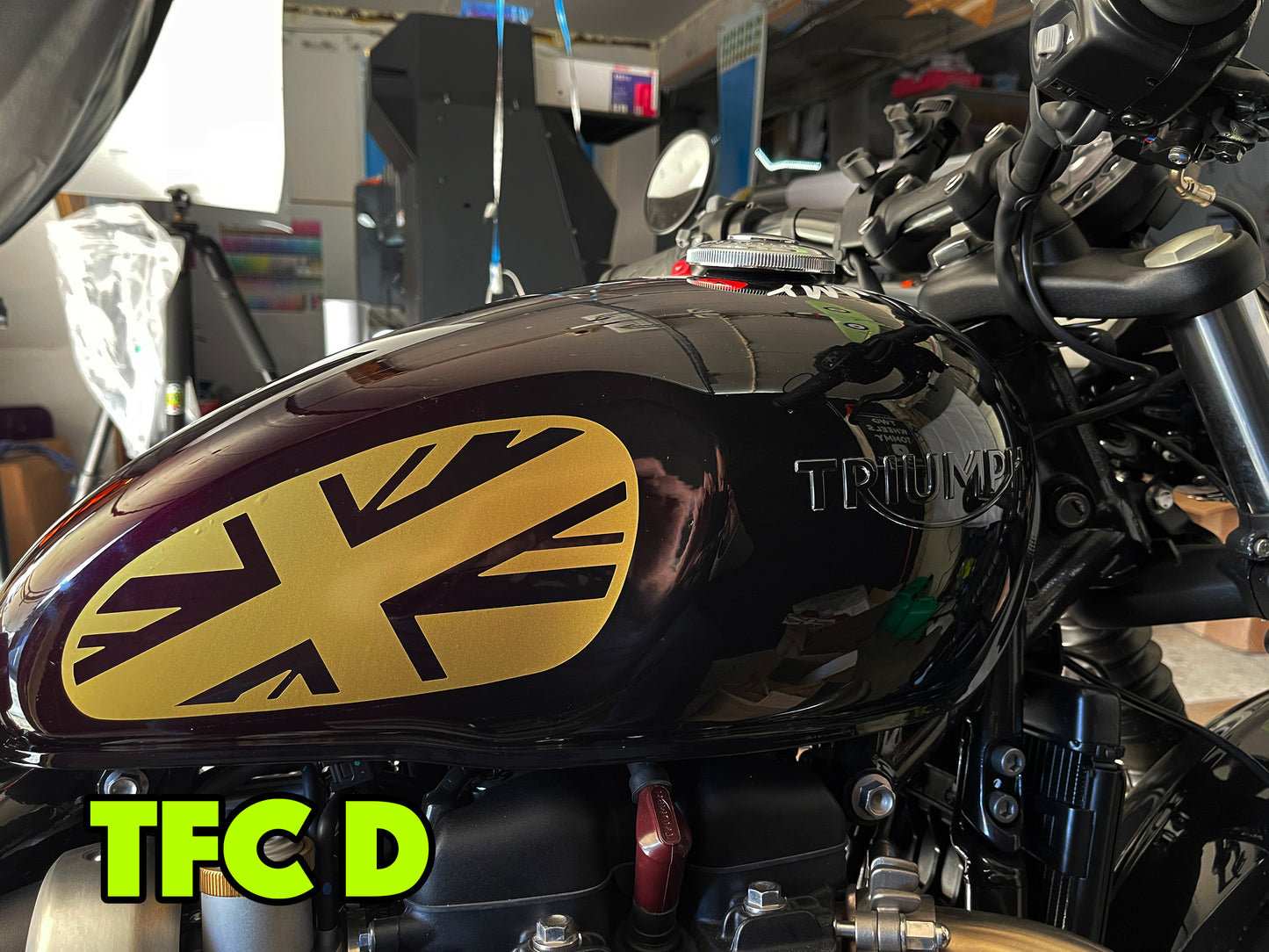 Union Jack Tank Stickers for Triumph Bobber and Speedmaster