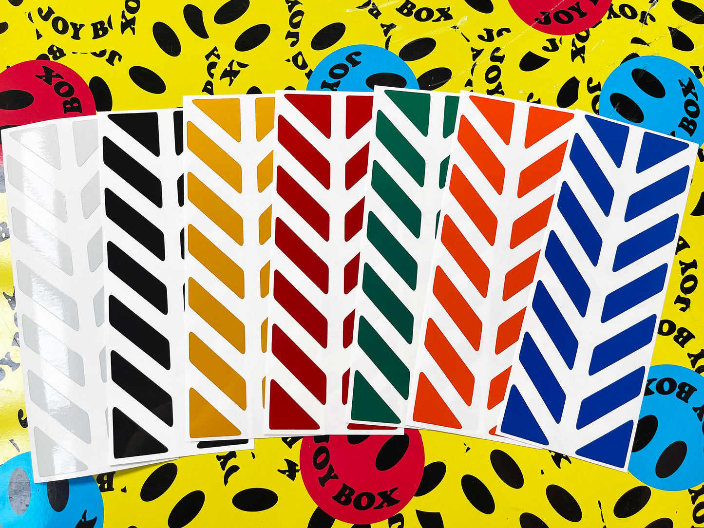 Valueviz Reflective Universal Motorcycle Pannier Chevron Stickers