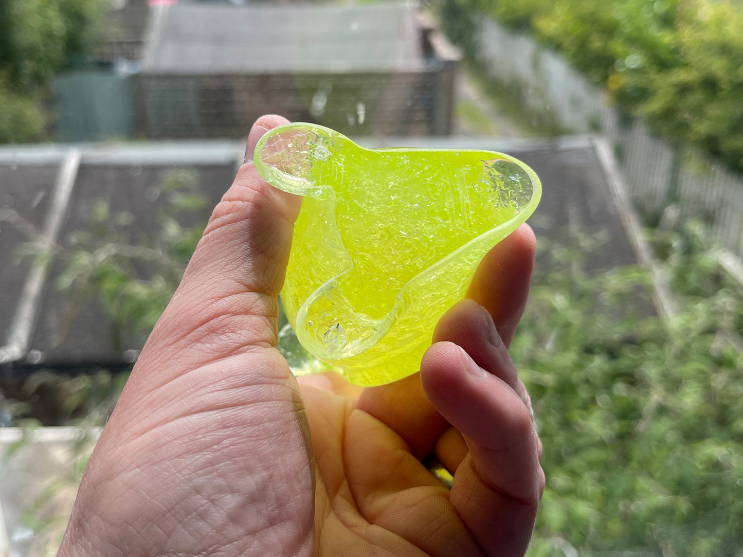 Uranium Glass Resin Tall Duck (Uresinium)