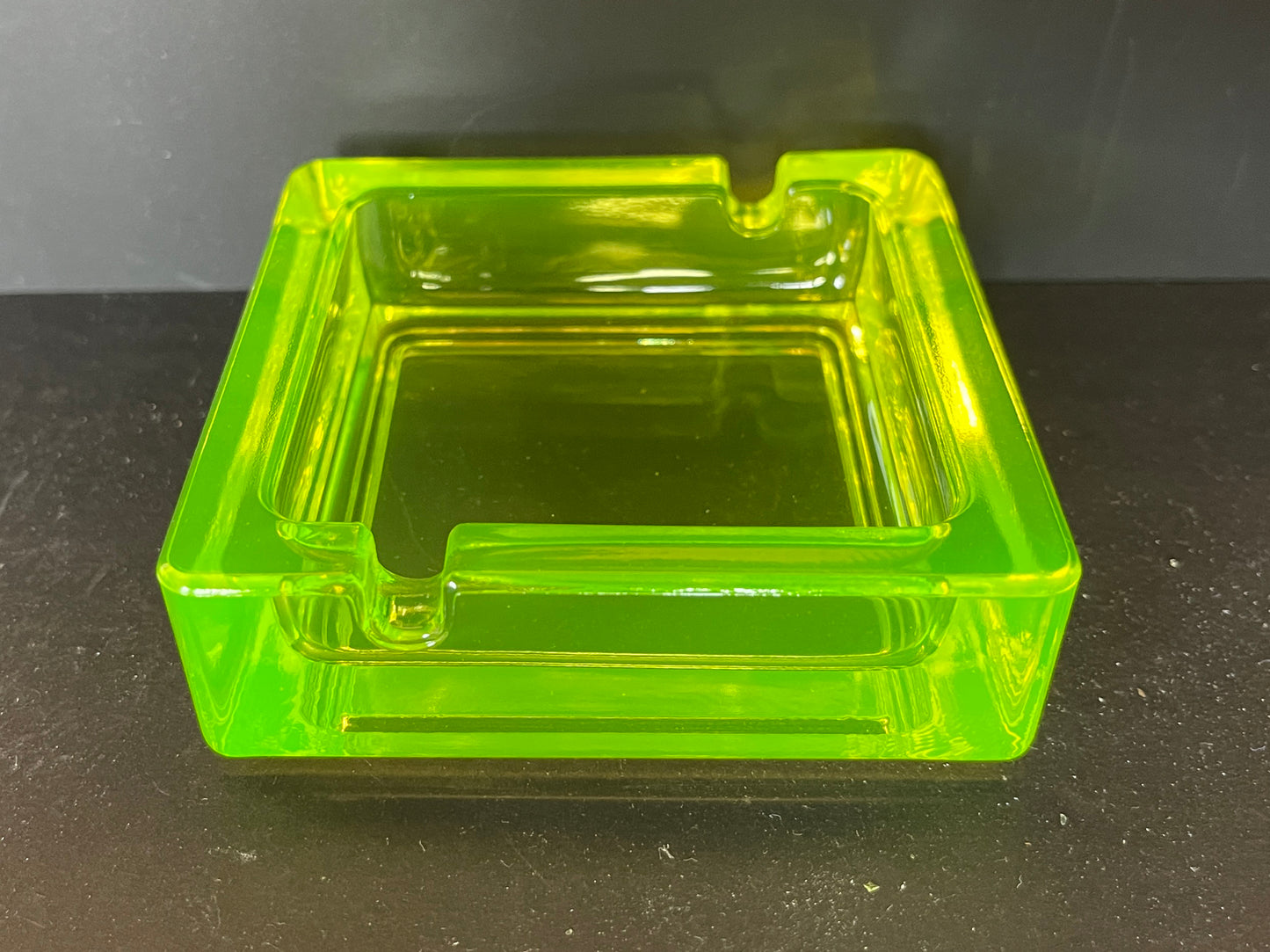 Uranium Glass Ashtray