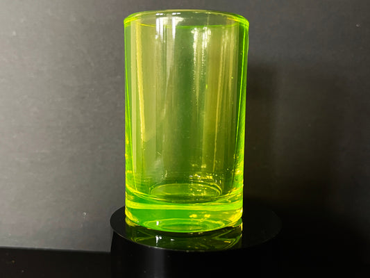 Uranium Glass Shot Glass