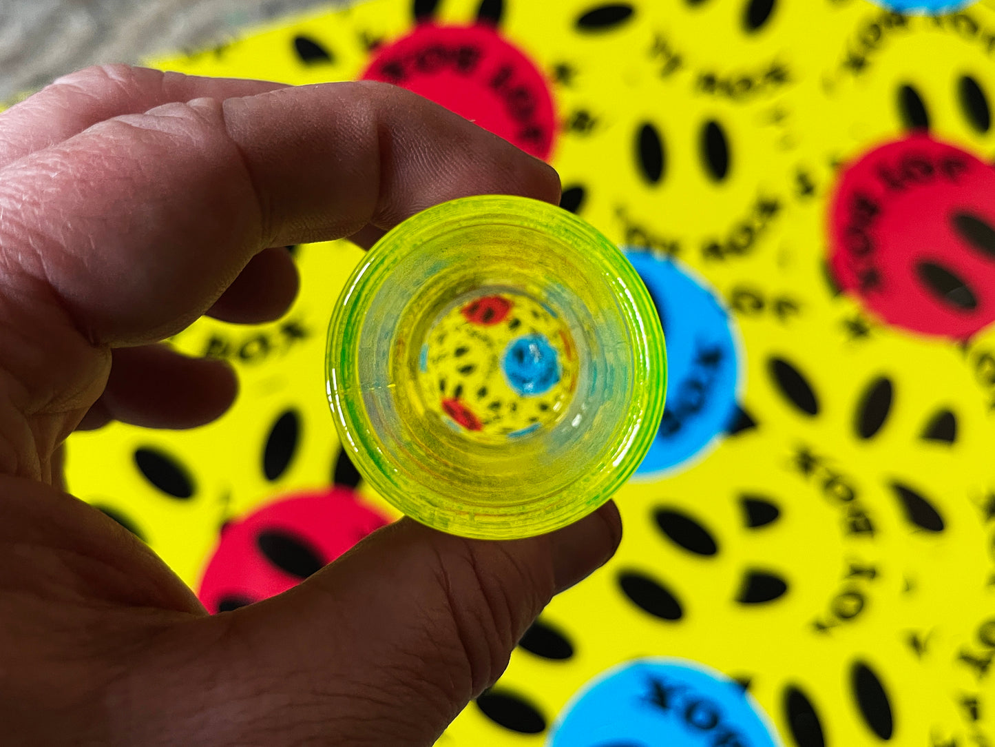 Uranium Glass Shot Glass