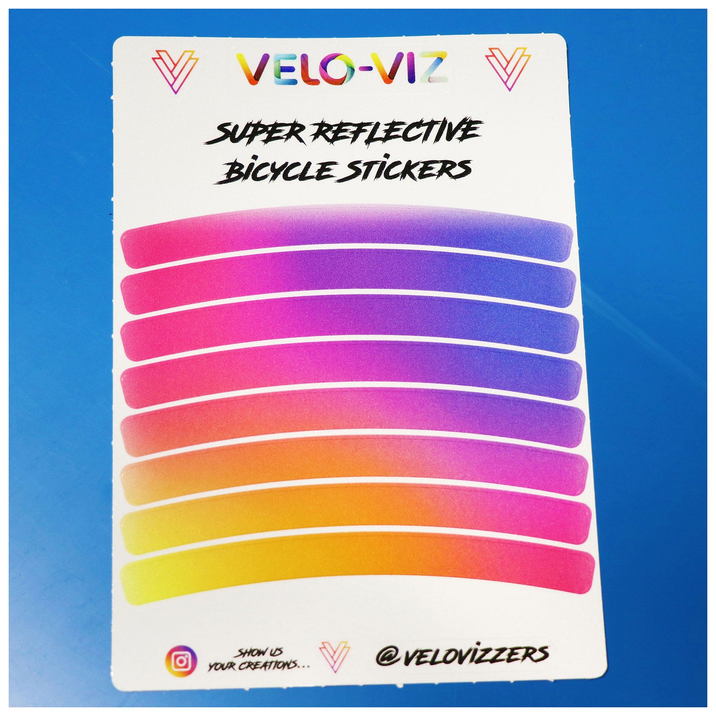 Reflective Wheel Rim Stickers - Strips