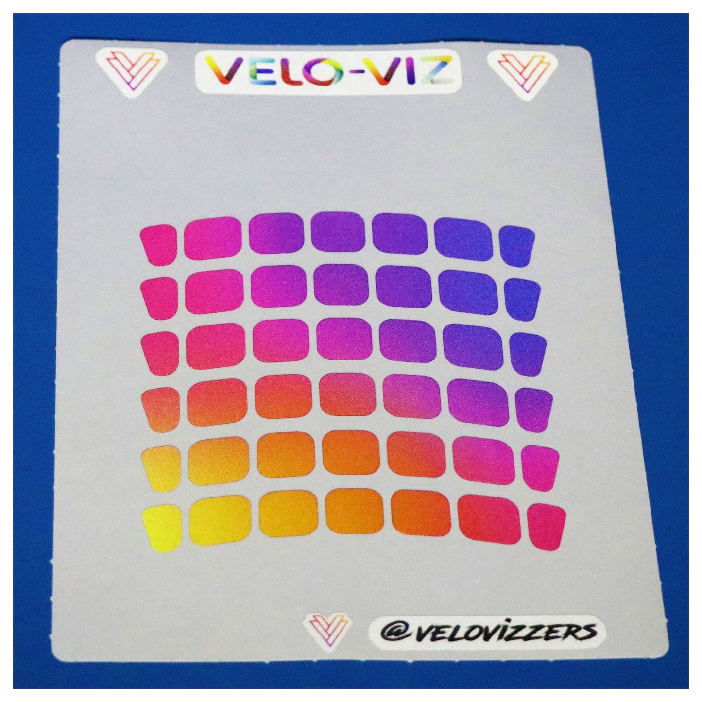 Reflective Wheel Rim Stickers - Blobs