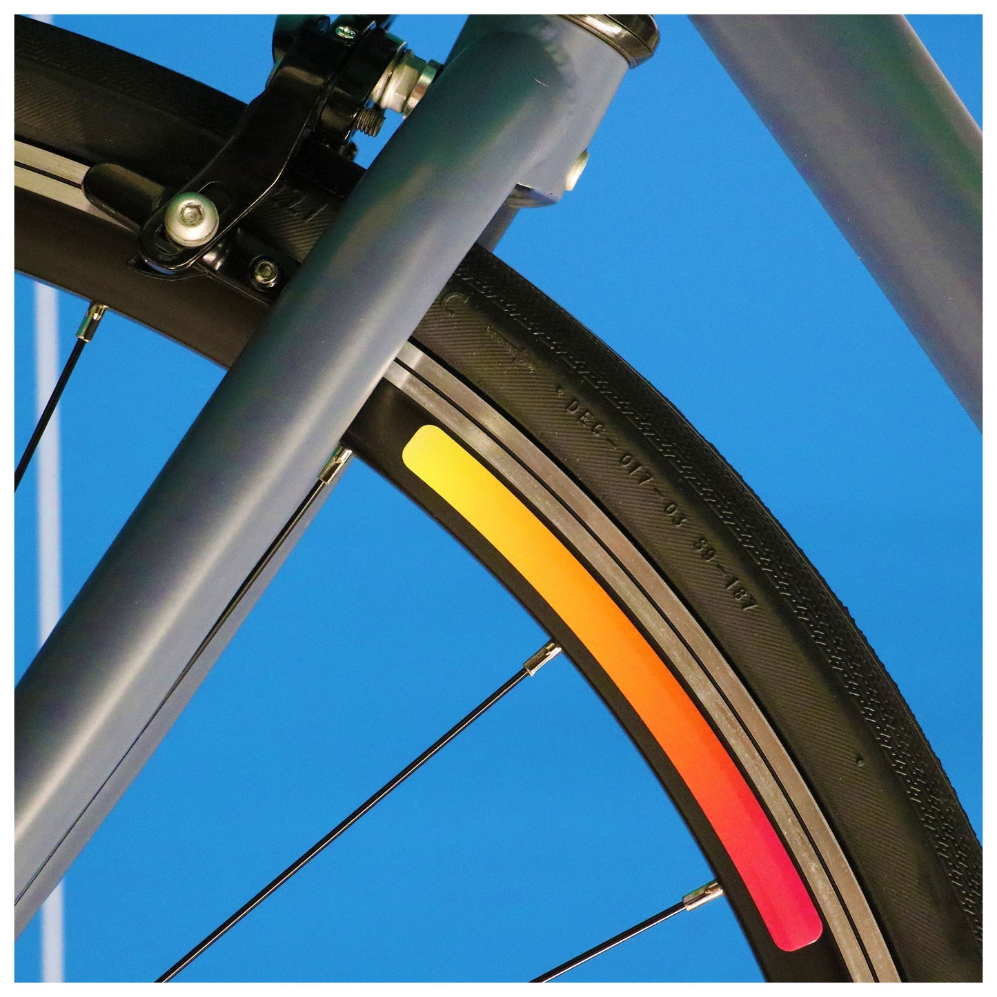 Reflective Wheel Rim Stickers - Strips