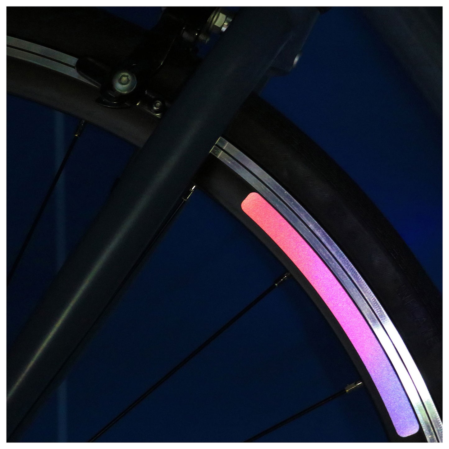 Reflective Wheel Rim Stickers - Strips