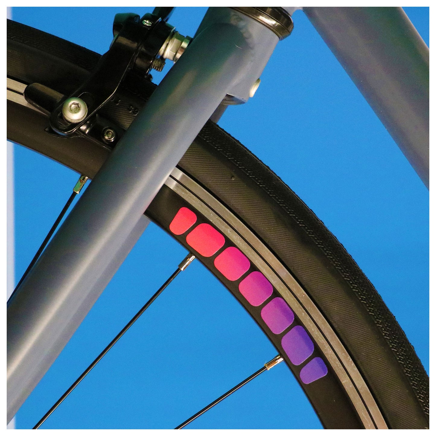 Reflective Wheel Rim Stickers - Blobs
