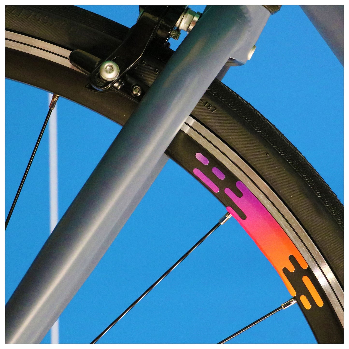 Reflective Wheel Rim Stickers - Streaks