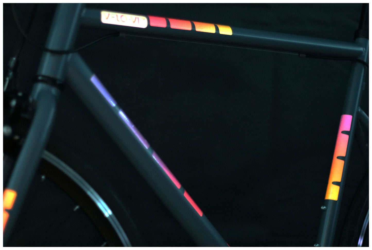 veloviz reflective bike and helmet stickers
