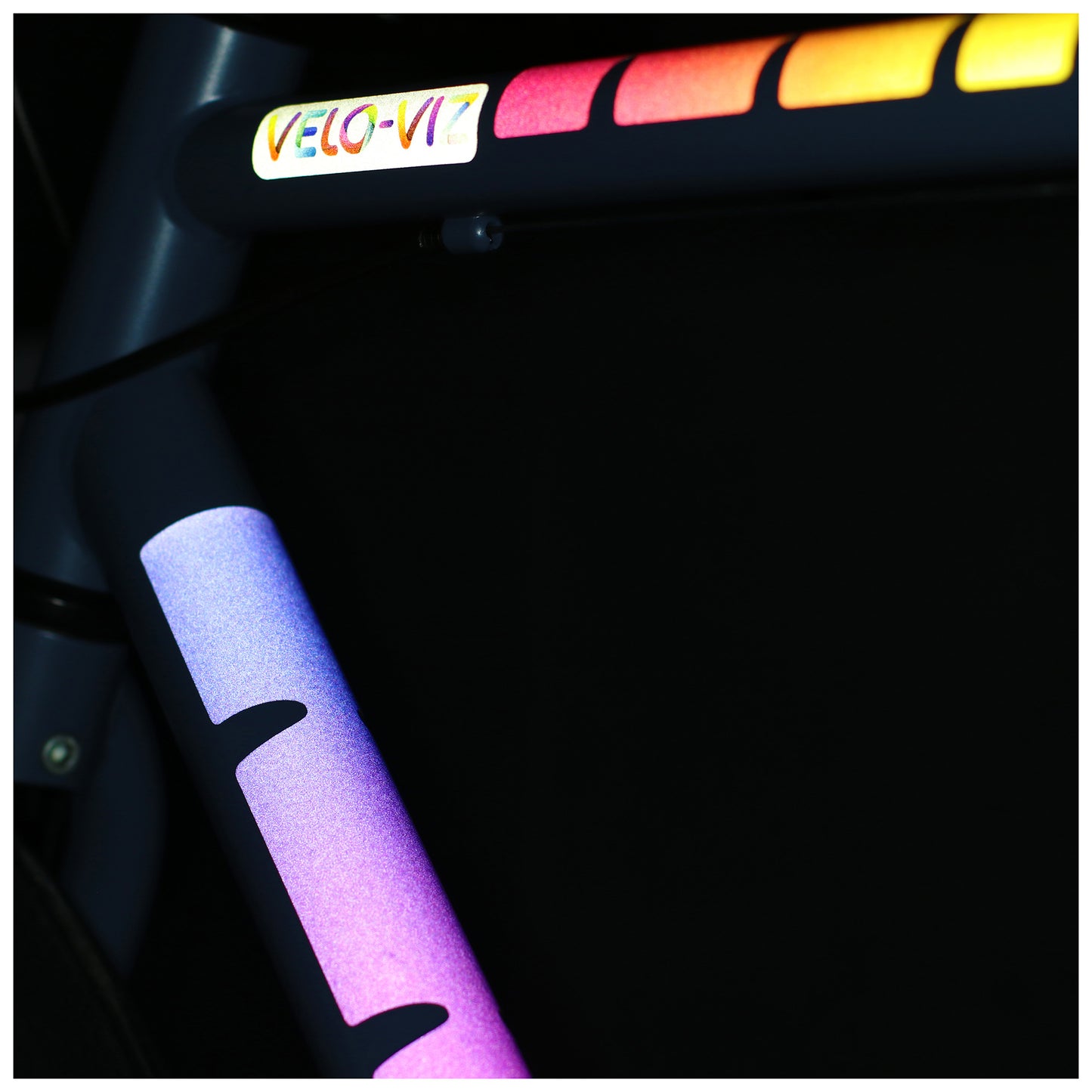 veloviz reflective bike and helmet stickers