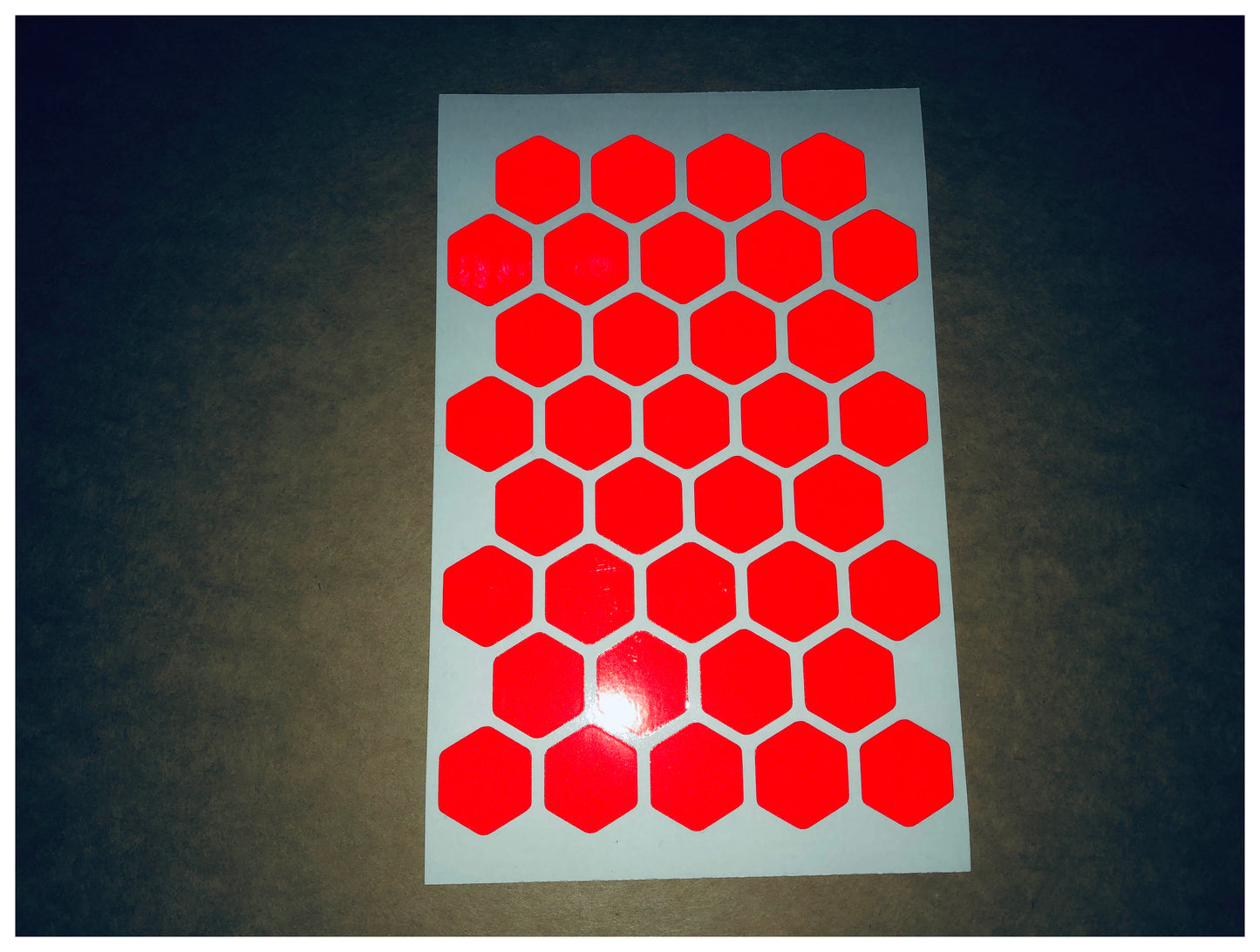 Valueviz Reflective Hexagon Stickers
