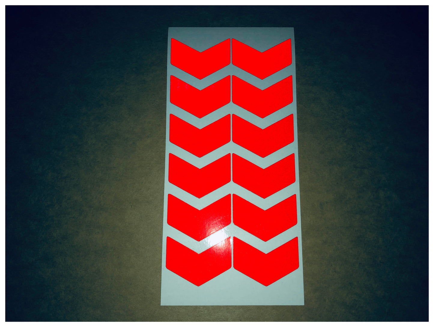 Valueviz Reflective 2 Inch Chevron Stickers
