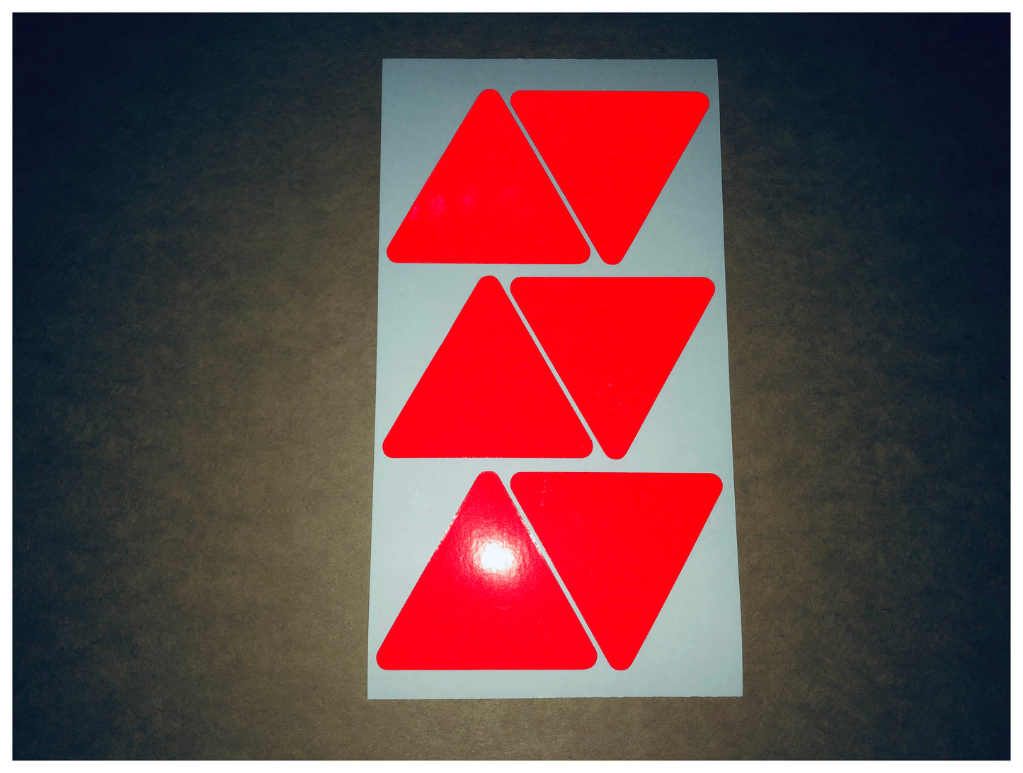 Valueviz Reflective Triangle Stickers