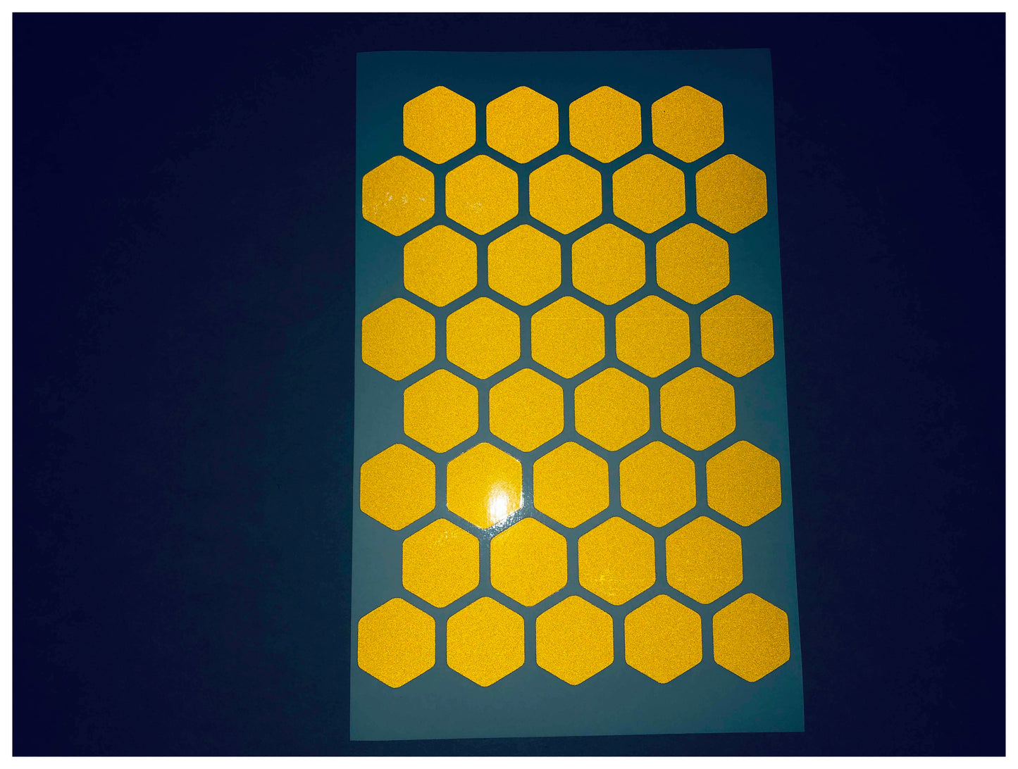 Valueviz Reflective Hexagon Stickers