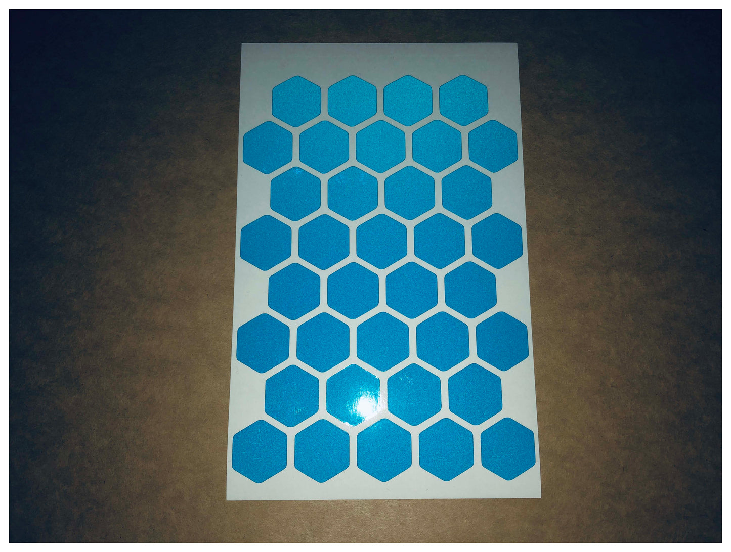 Valueviz Reflective Hexagon Stickers