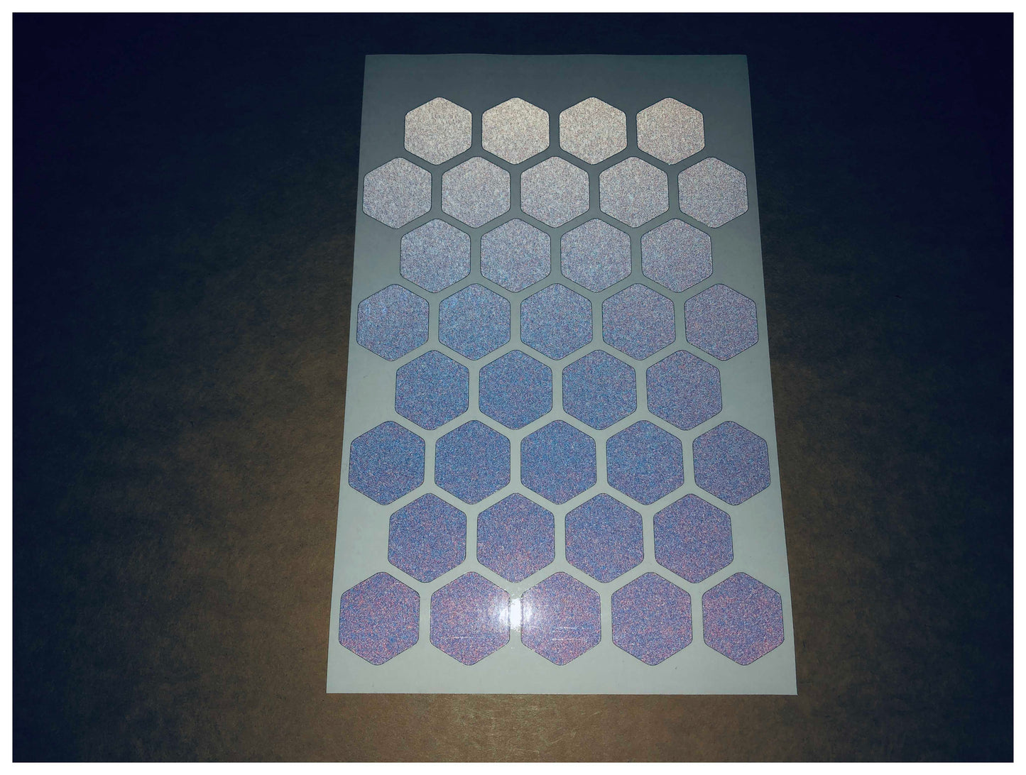 Valueviz Reflective Hexagon Stickers