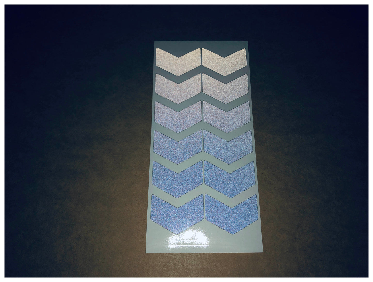 Valueviz Reflective 2 Inch Chevron Stickers