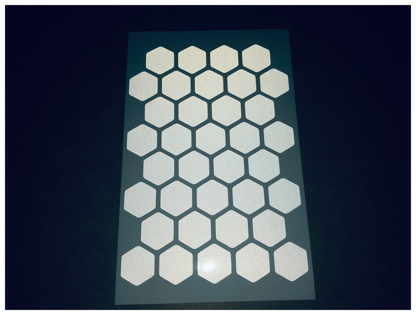 Valueviz Reflective Hexagon Stickers