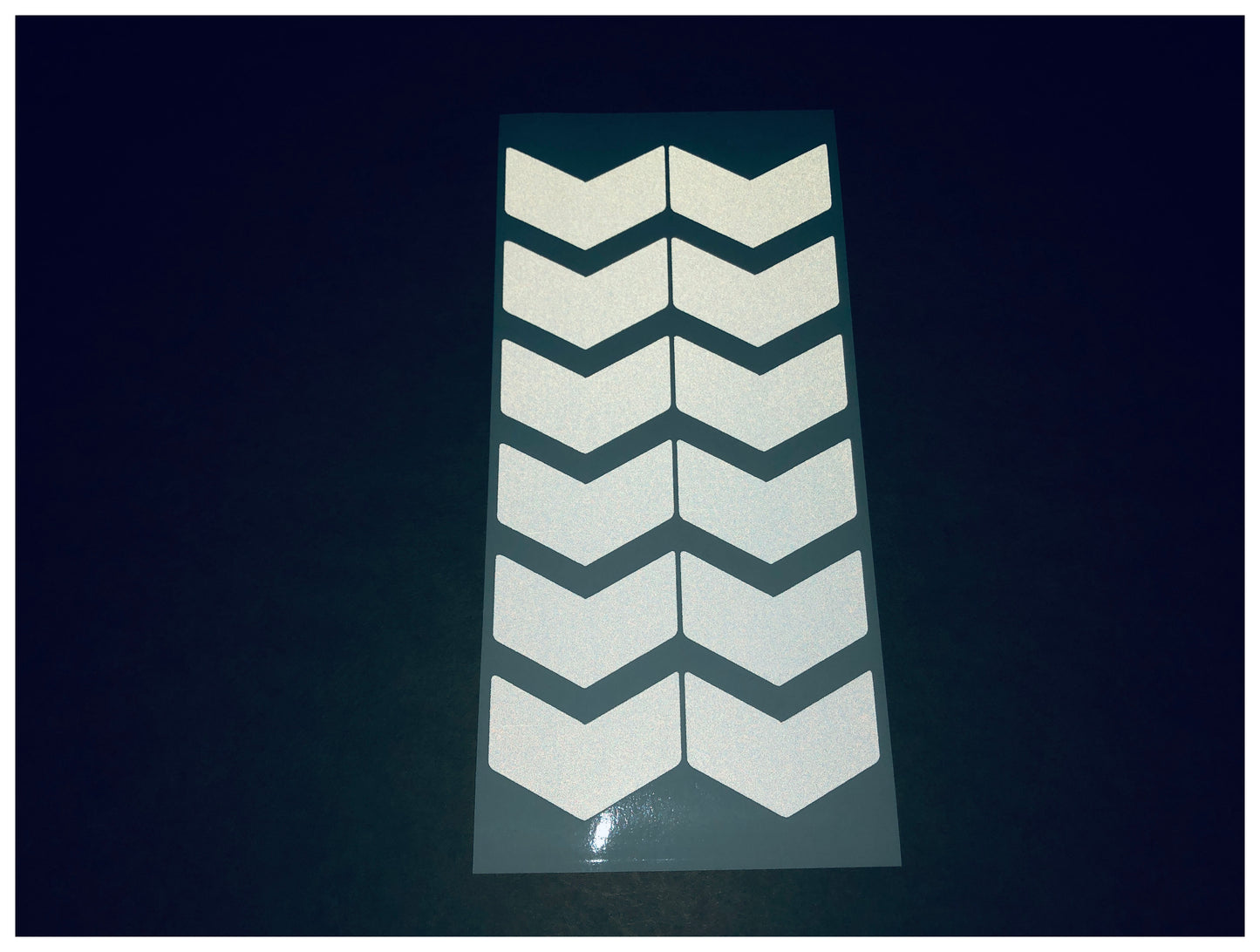 Valueviz Reflective 2 Inch Chevron Stickers