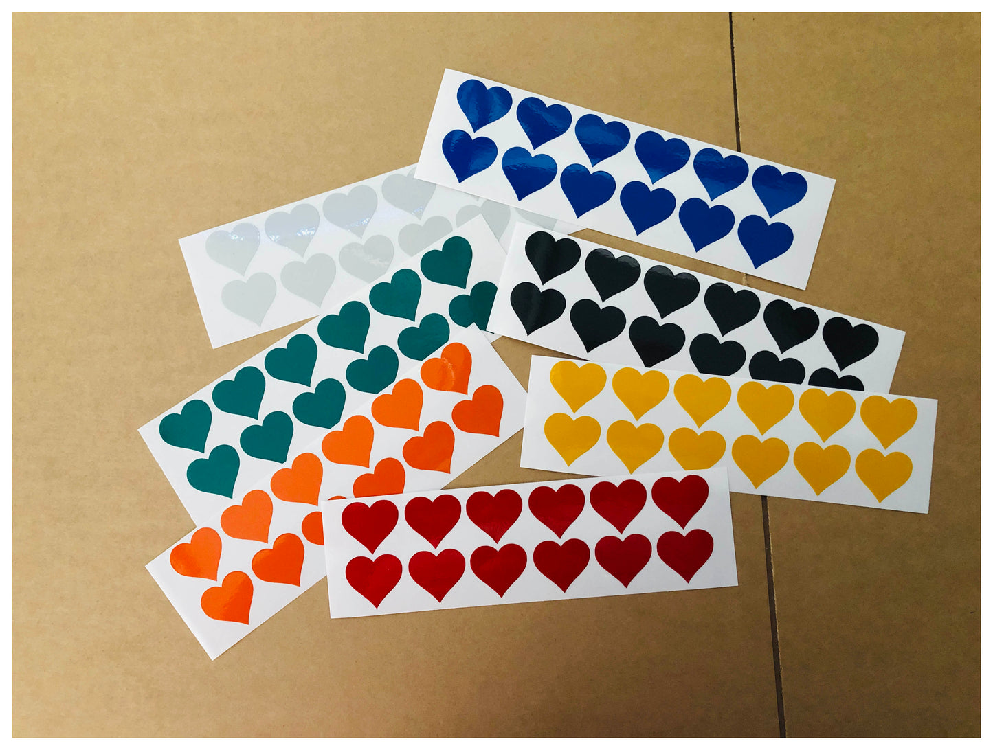 Valueviz Reflective Heart Stickers