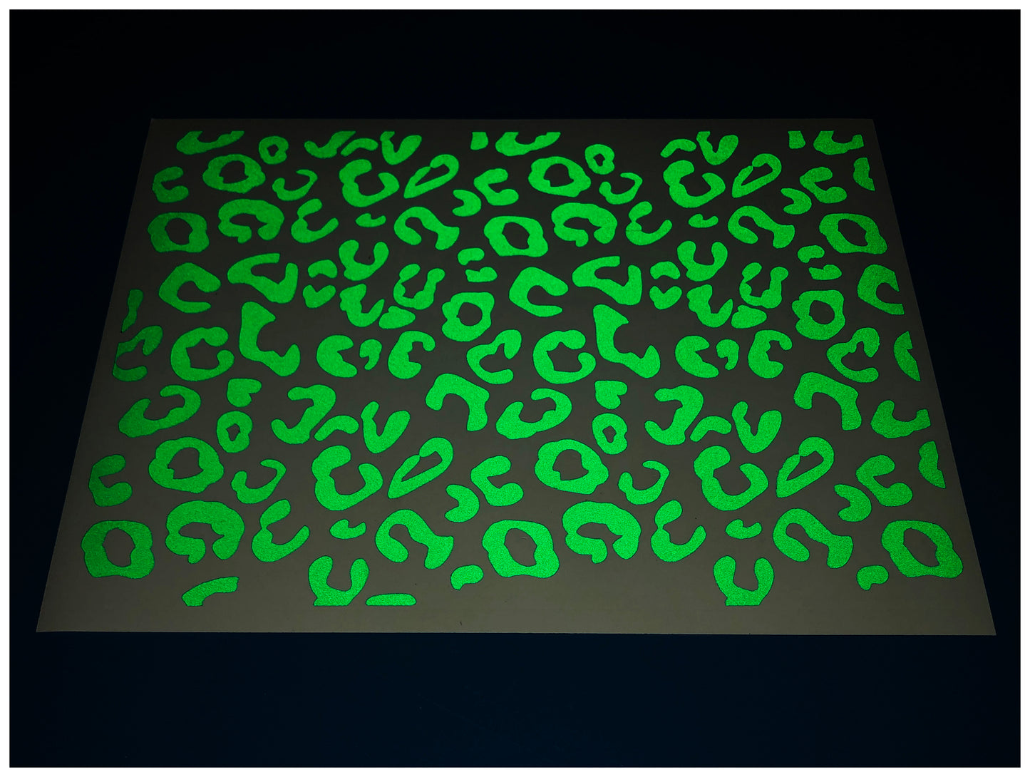 Valueviz Reflective A4 Leopard Print Stickers