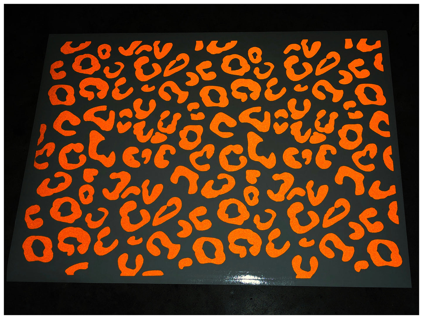 Valueviz Reflective A4 Leopard Print Stickers