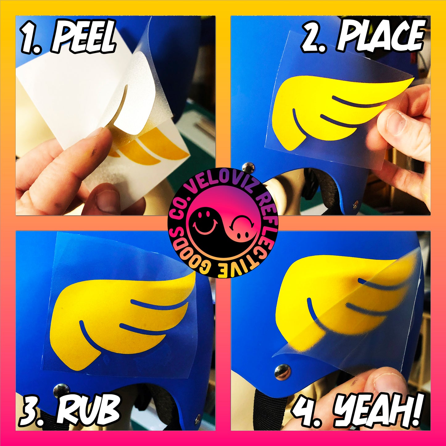 Valueviz Reflective Wings (Large) Stickers