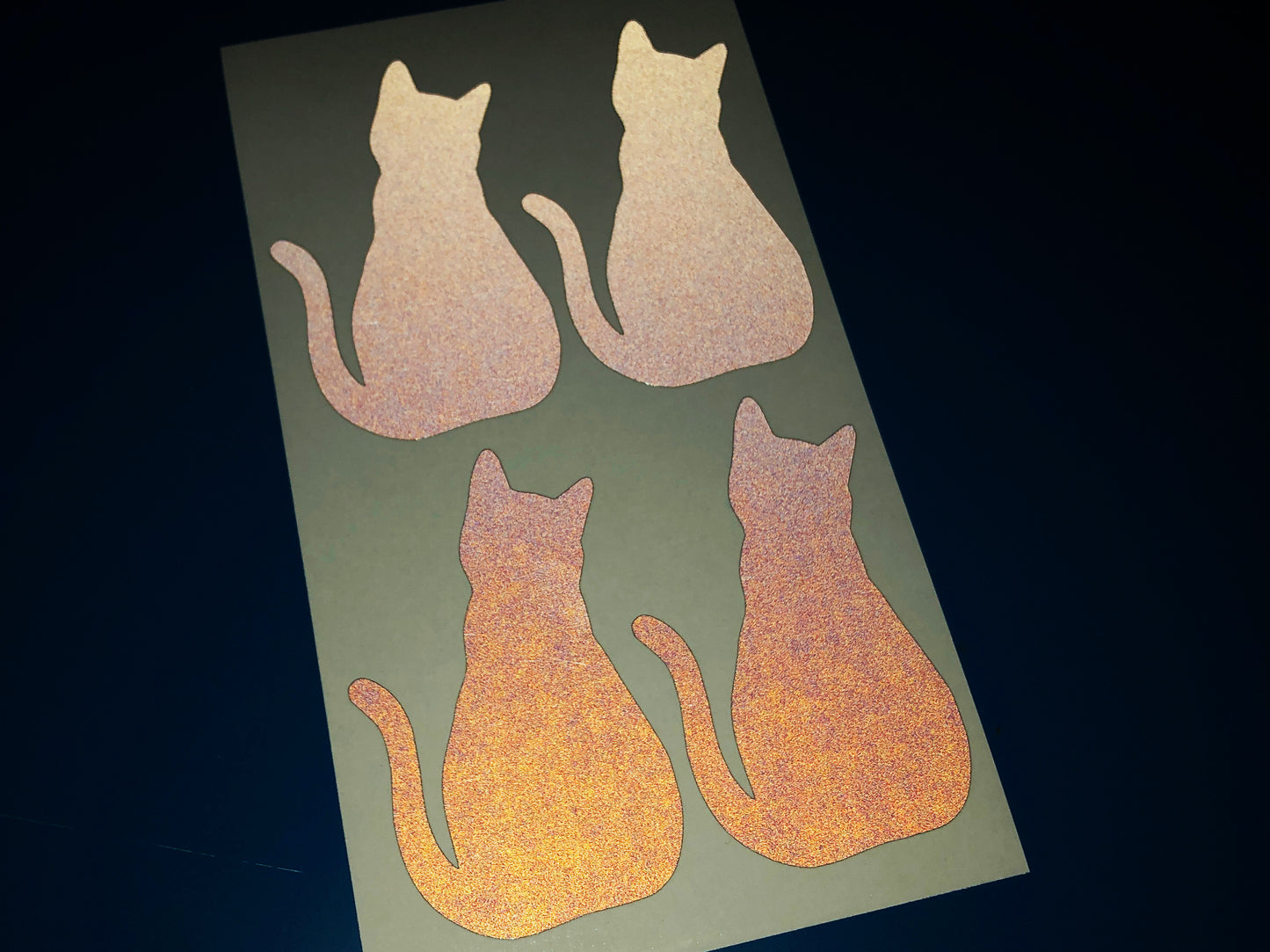 Valueviz Reflective Cat (LARGE) Stickers