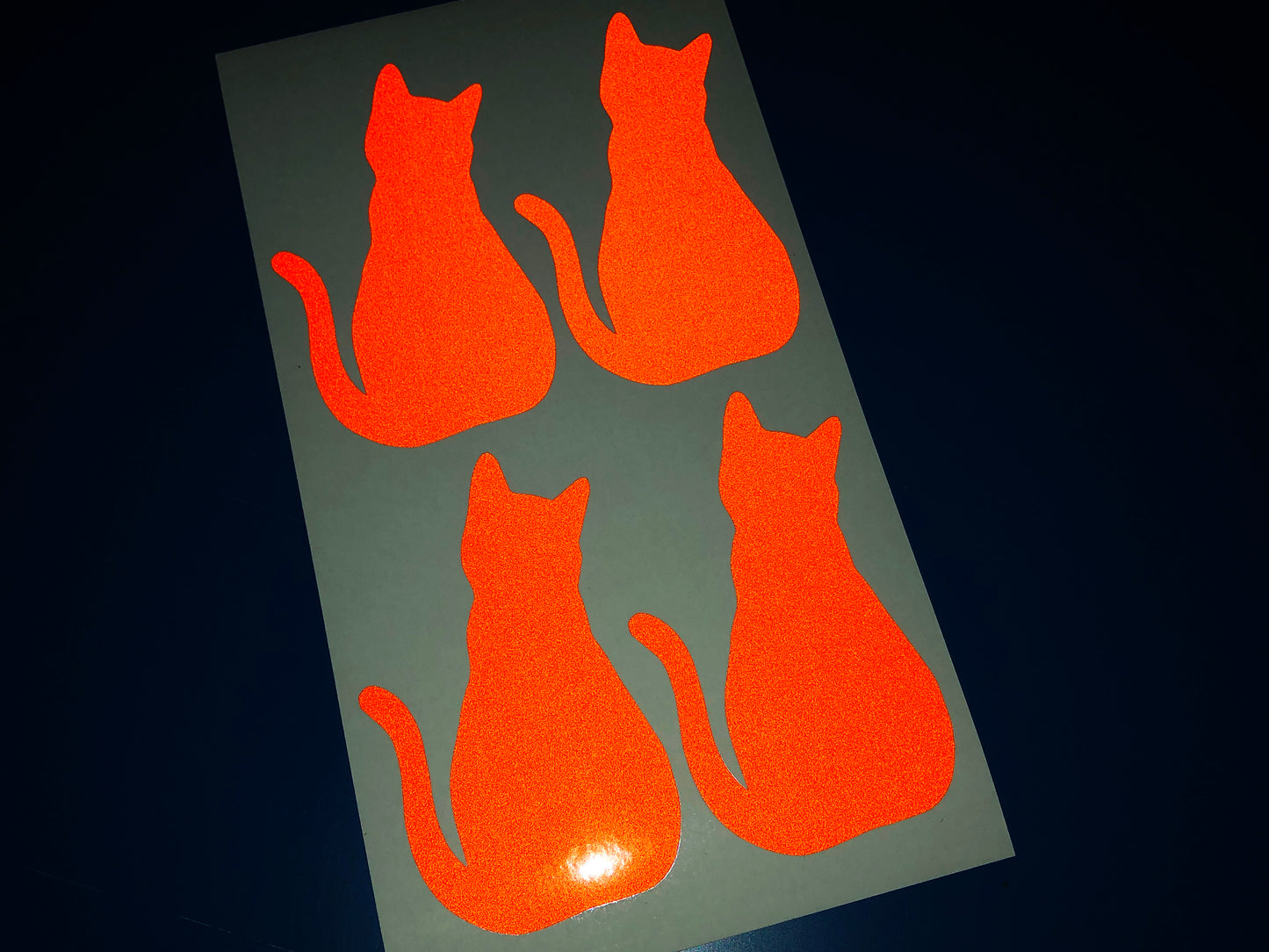 Valueviz Reflective Cat (LARGE) Stickers