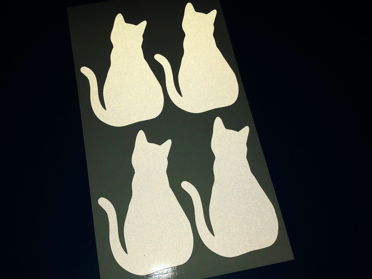 Valueviz Reflective Cat (LARGE) Stickers