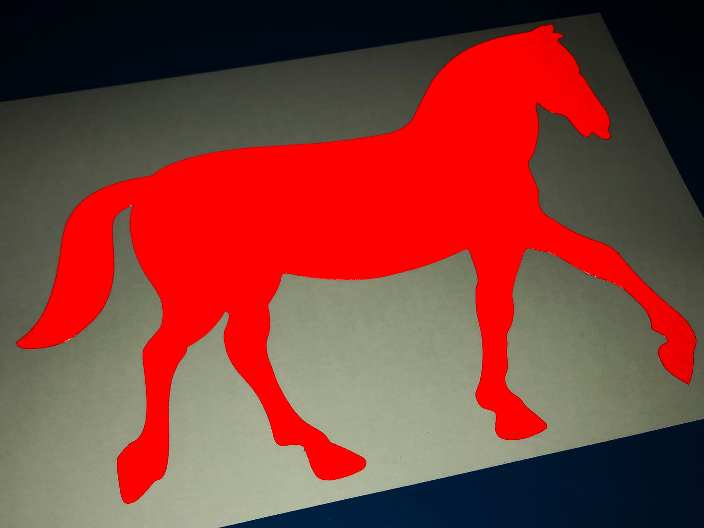 Valueviz Reflective Horse (LARGE) Stickers