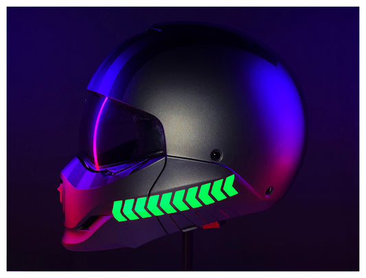 Valueviz Reflective 1 Inch Chevron Helmet Stickers