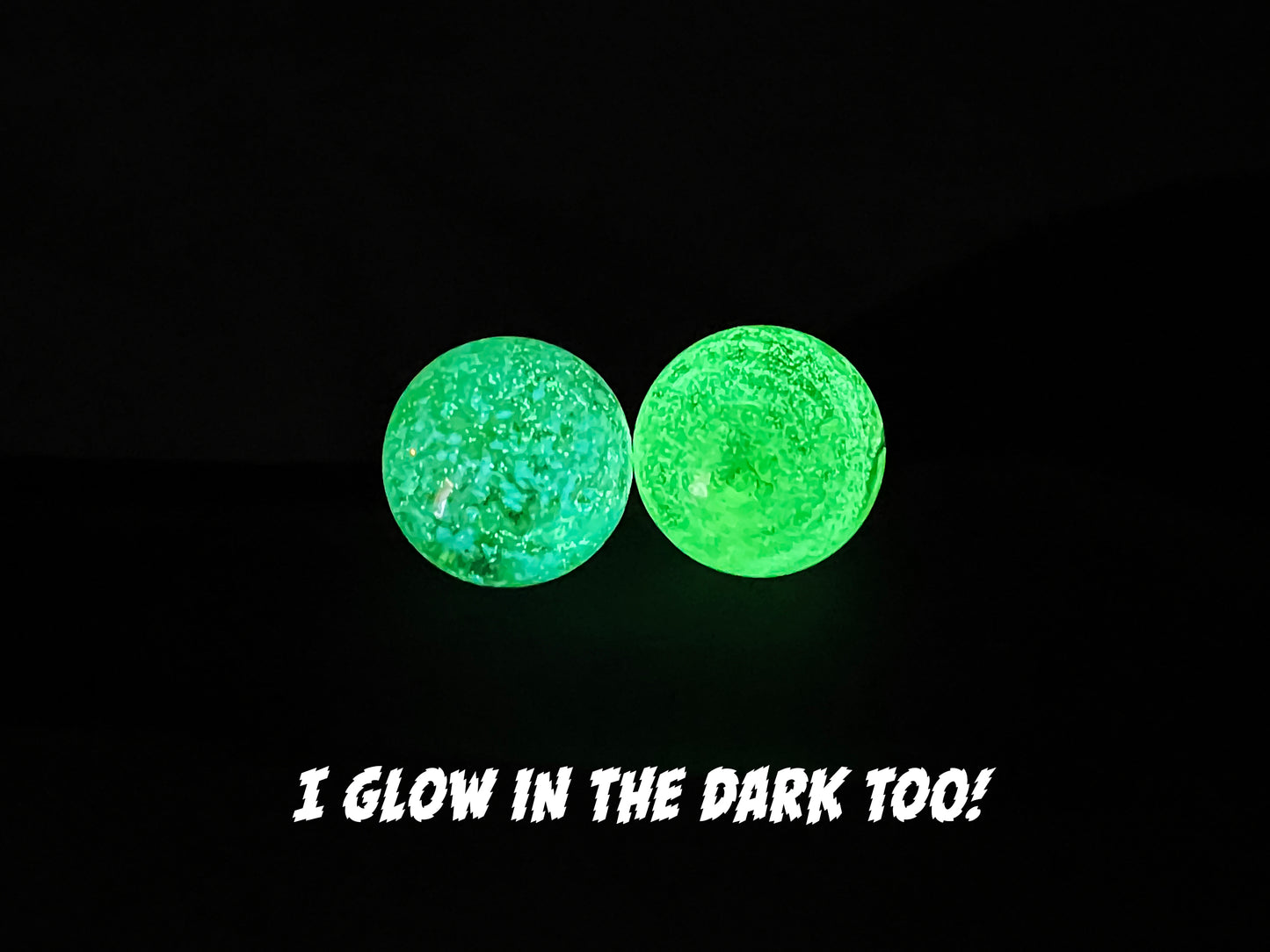 Uranium Glass 20mm Shooter Marble