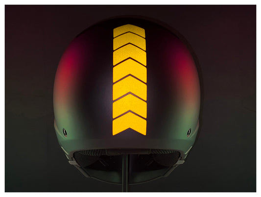 Valueviz Reflective 2 Inch Chevron Helmet Stickers