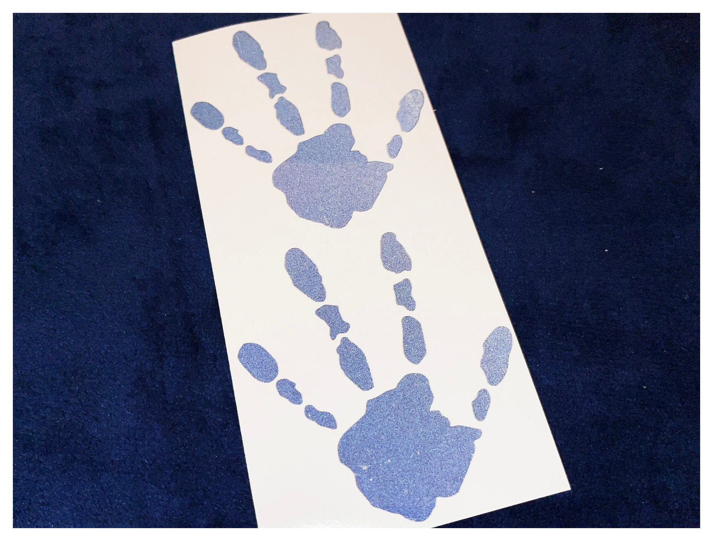 Valueviz Reflective Alien Handprint (MEDIUM) Stickers