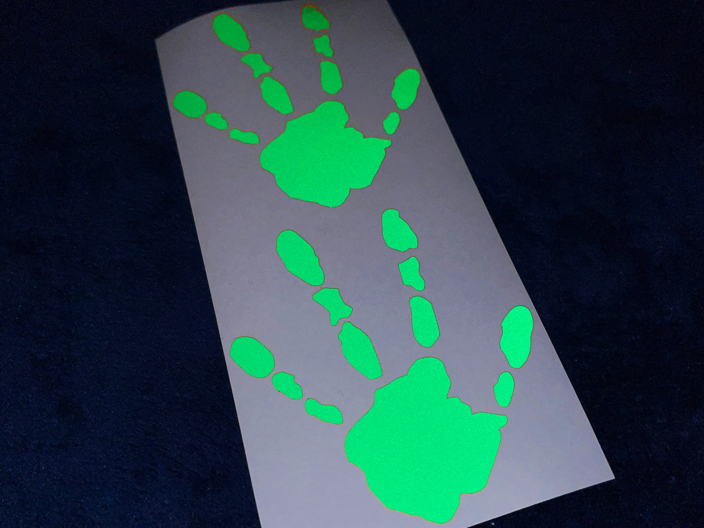 Valueviz Reflective Alien Handprint (MEDIUM) Stickers