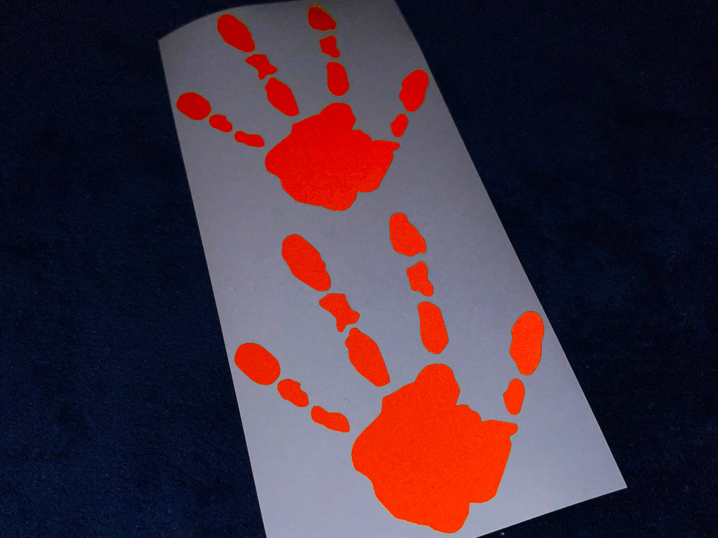 Valueviz Reflective Alien Handprint (MEDIUM) Stickers