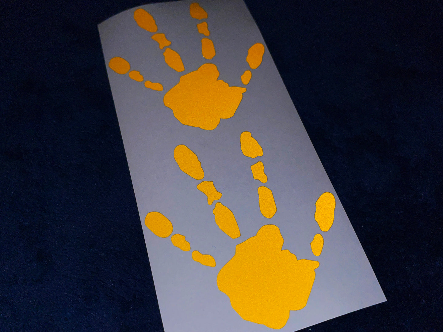 Valueviz Reflective Alien Handprint (MEDIUM) Stickers