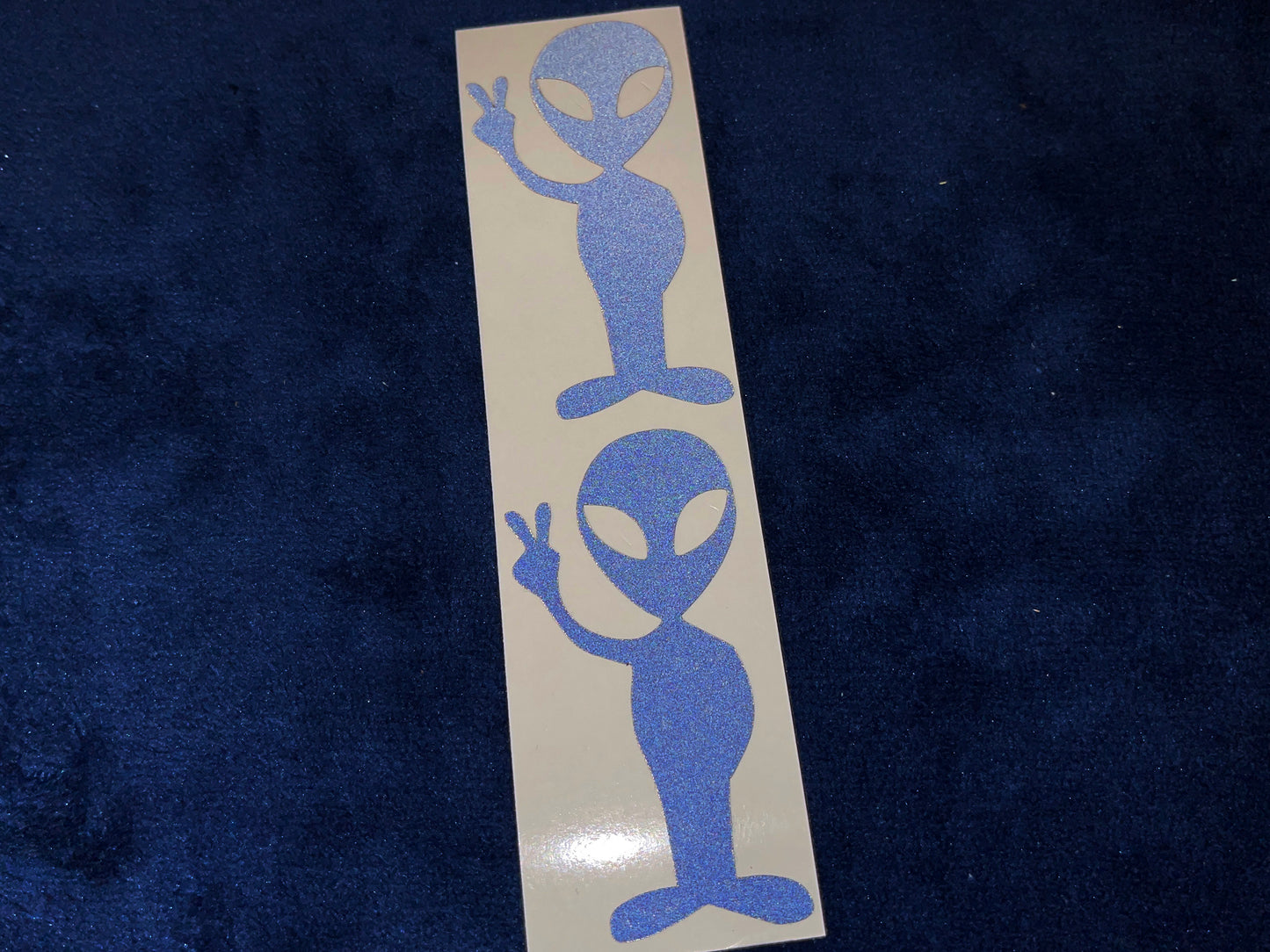 Valueviz Reflective Alien Peace (Medium) Stickers