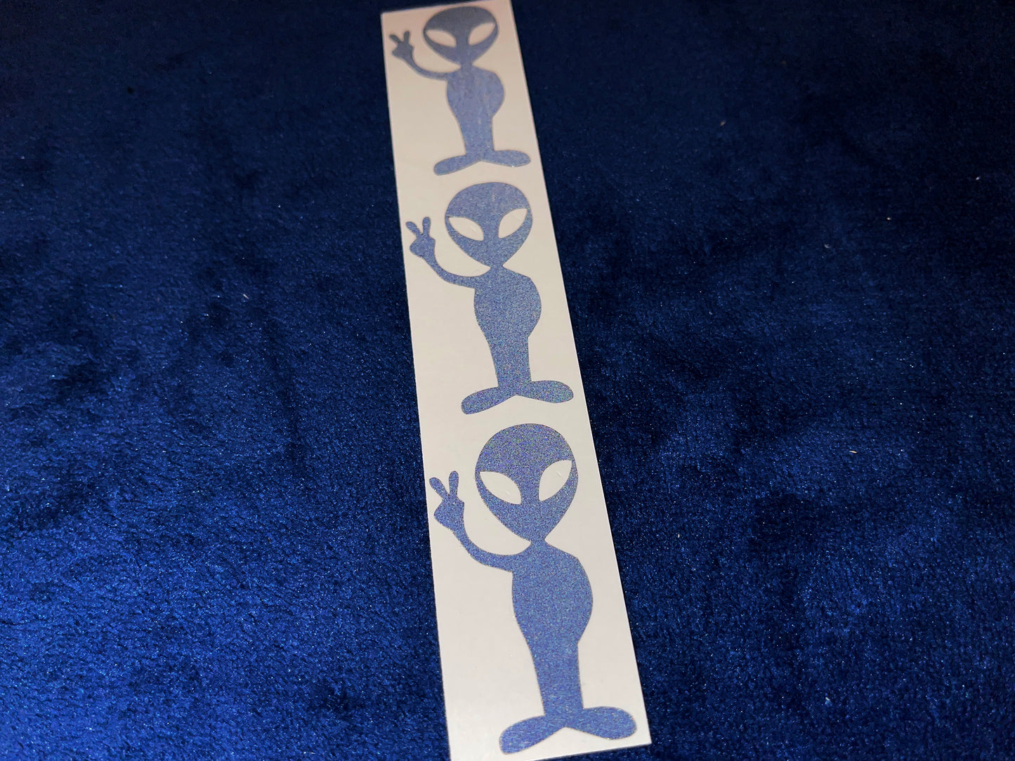 Valueviz Reflective Alien Peace (Small) Stickers