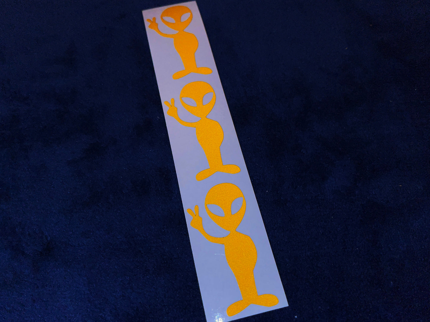 Valueviz Reflective Alien Peace (Small) Stickers