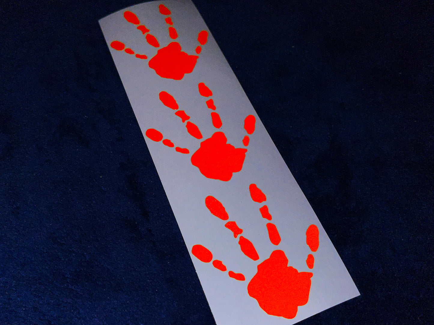 Valueviz Reflective Alien Handprint (SMALL) Stickers