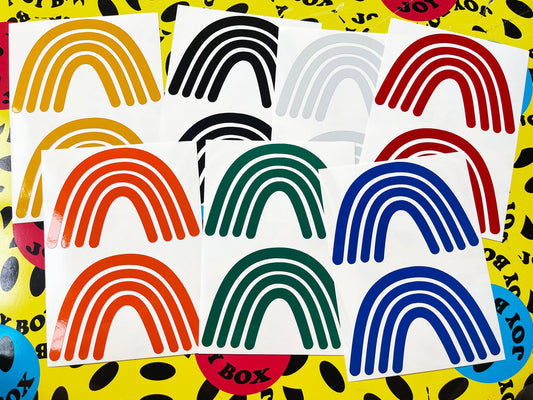 Valueviz Reflective Boho Rainbow (Large) Stickers
