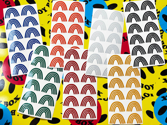 Valueviz Reflective Boho Rainbow (Extra Small) Stickers