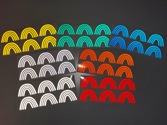 Valueviz Reflective Boho Rainbow (Small) Stickers
