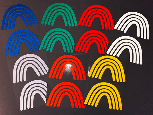 Valueviz Reflective Boho Rainbow (Large) Stickers
