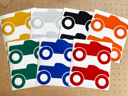 Valueviz Reflective Truck (Large) Stickers