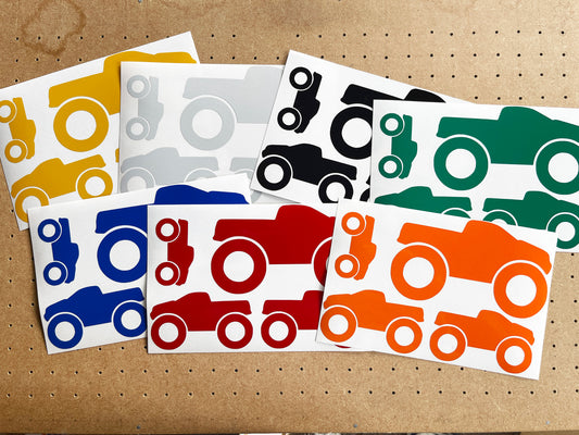 Valueviz Reflective Truck (Assorted) Stickers
